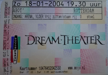 Dream Theater - Ahoy ticket