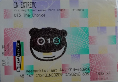 In Extremo - 013 The Choice ticket