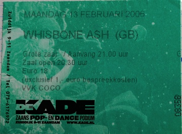Wishbone Ash - De Kade ticket