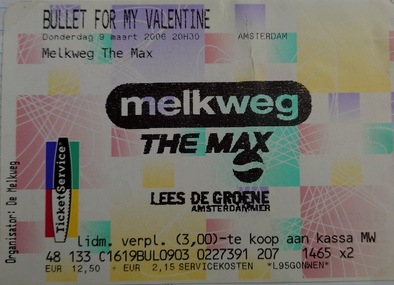 Bullet For My Valentine - Melkweg The Max ticket