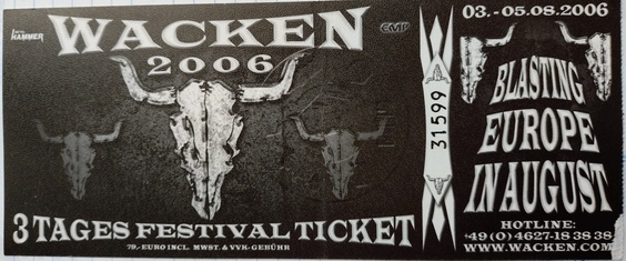 Wacken ticket
