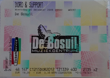 Doro - De Bosuil ticket