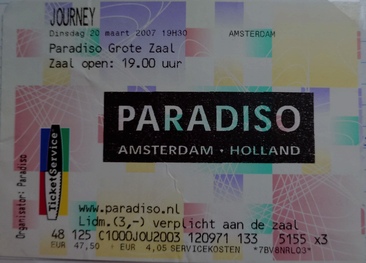 Journey - Paradiso ticket