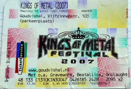 Kings of Metal - Goudvishal ticket