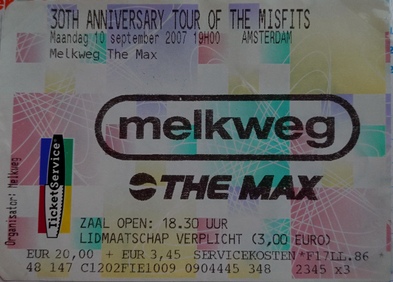 Misfits 30 jaar - Melkweg The Max ticket
