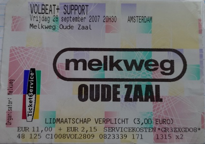 Volbeat - Melkweg Oude Zaal ticket