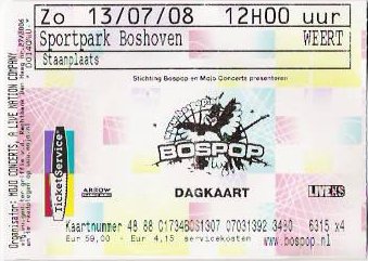 Bospop ticket