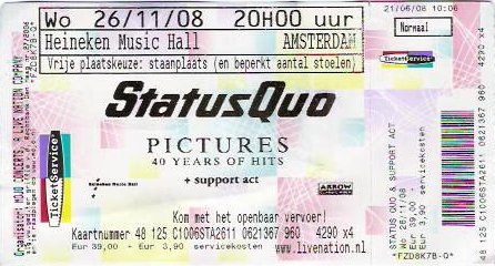 Status Quo - HMH ticket