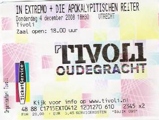 In Extremo - De Helling ticket