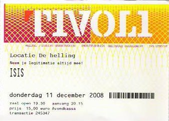 ISIS - De Helling ticket
