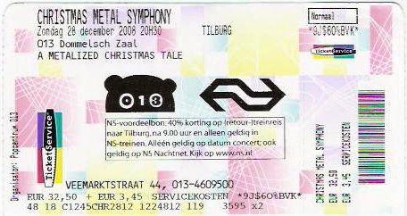 Christmas Metal Symphony - 013 ticket