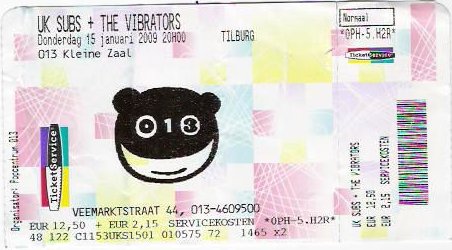 UK Subs - 013 ticket
