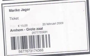 Marike Jager - Luxor ticket