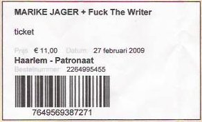 Marike Jager - Patronaat ticket