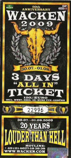 Wacken ticket