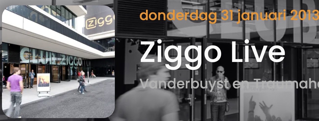 Vanderbuyst - Ziggo Live ticket