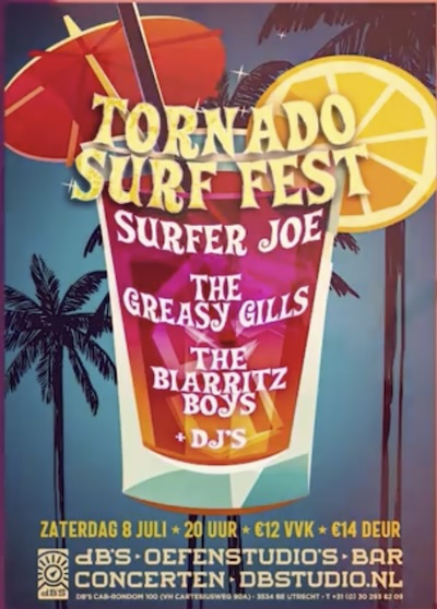Surfer Joe - dB's ticket