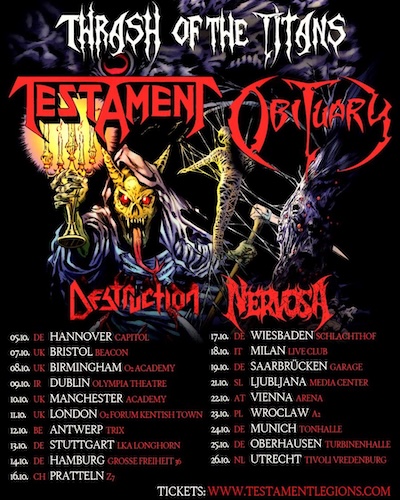 Testament - Tivoli ticket